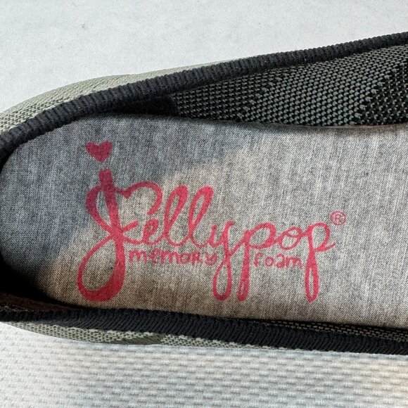 Jellypop Camo Green Memory Foam Ballet Flats Slip-On Womens Shoes Size 8M - Picture 8 of 12